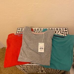 MINI BODEN COTTON SHIRTS SIZE FITS LIKE A 10 MARKED 11-12 RUN SMALL SET OF 3